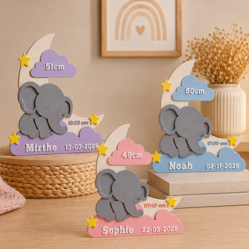 Geboorteherinnering Olifant