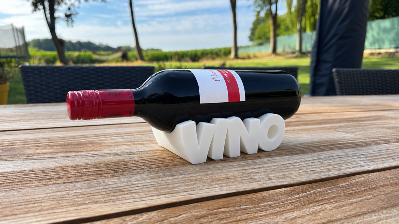 Wijnfles houder "VINO"